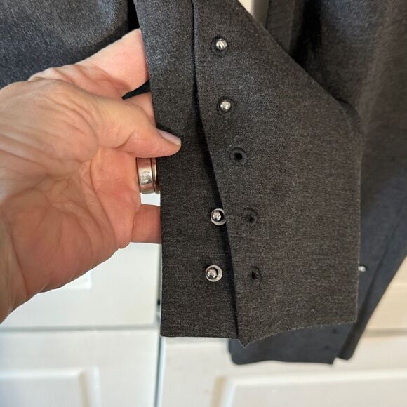 Chico's Charcoal Gray‎ Pull on Pants, Chico's Size 2 - Picture 3 of 11